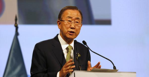 Ban Ki-moon recordó que la Asamblea general de la ONU aprobó nuevamente este año una resolución en favor del levantamiento del embargo estadounidense a Cuba