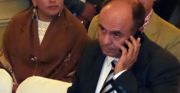 Reymi Ferreira, de candidato a ministro. Hace unos días era el postulante a alcalde cruceño por el Movimiento Al Socialismo