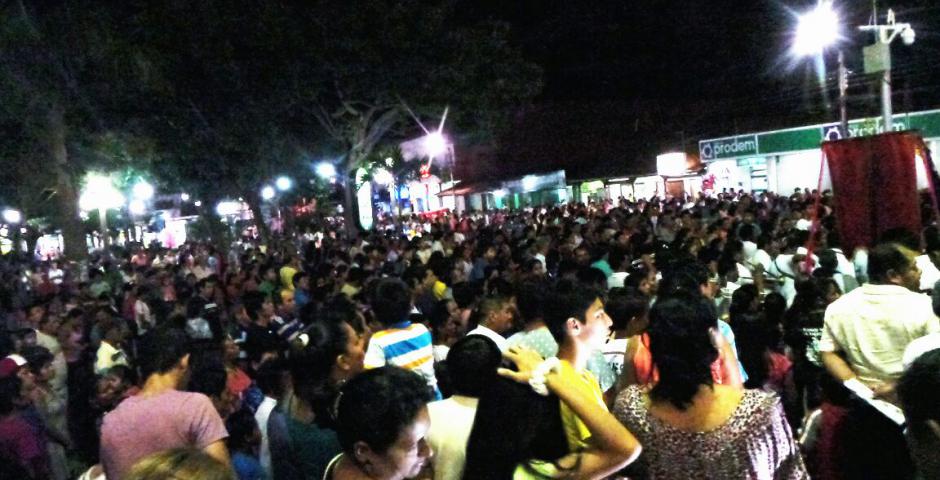Miles de feligreses viajaron hasta el santuario de Cotoca para la Semana Santa