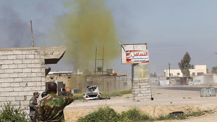 El utiliza armas químicas contra el Ejército en Irak