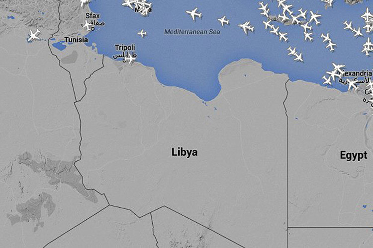 Mapas: Los lugares del mundo evadidos por aviones