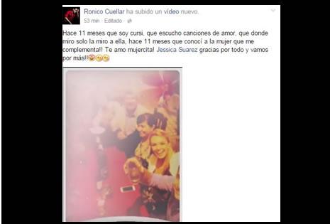 el post que acompañó el emotivo video que resume los mejores momentos de la pareja.