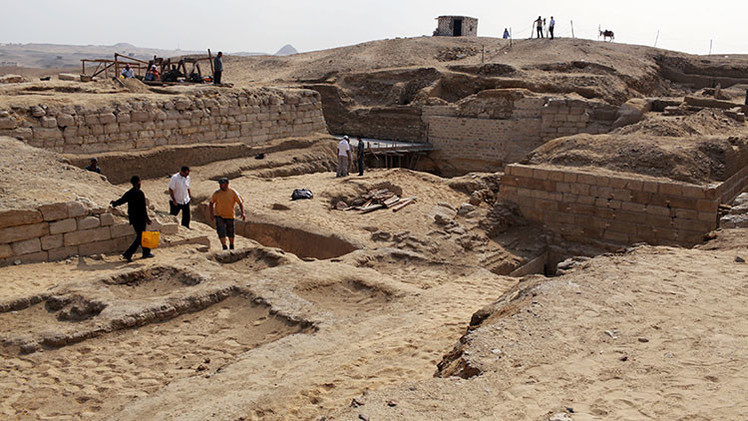 Excavaciones al sur de El Cairo. Foto ilustrativa