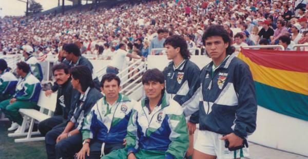 Rodríguez formó parte de la delegación boliviana que estuvo en el Mundial de EEUU de 1994