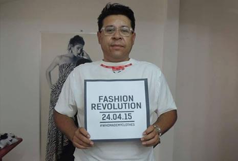 El diseñador de modas, Marcelo Rojas también dijo presente