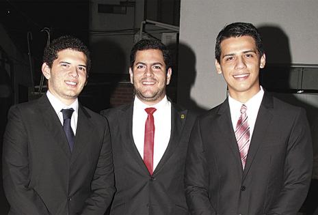 Joaquín Martínez, Luis Sergio Calvimontes y Hugo Andrés López dejan sus cargos en buenas manos. Son los salientes