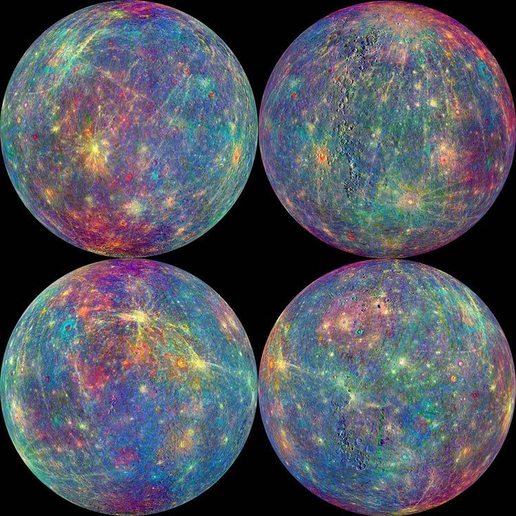 Una sonda de la NASA revela impactantes fotos antes de estrellarse en Mercurio