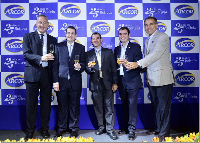 Marcelo Siano, Mario Pagani, Walther Pérez, Juan Manuel Davila y Guillermo Cruz