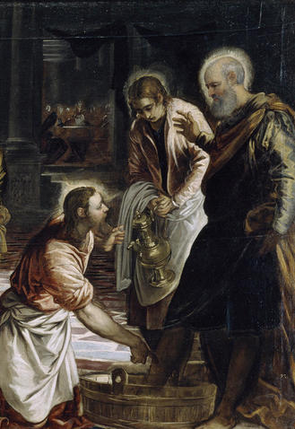 Escena de 'El Lavatorio', de Tintoretto