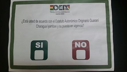 Concejal de MDS anuncia que hará campaña por el “no” en Charagua