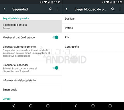 Bloqueo Pantalla