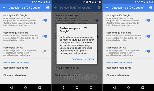 Desbloqueo Por Voz