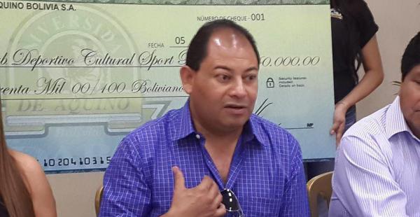 El presidente de Sport Boys hizo oficial el convenio con la universidad de Aquino