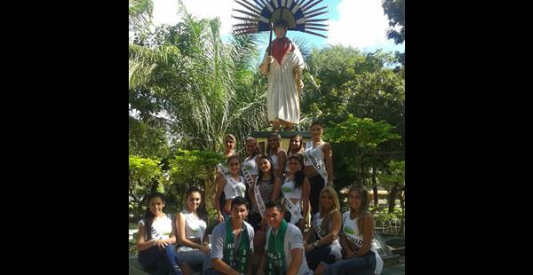 Las bellezas recorrieron varios lugares turísticos de San Ignacio de Moxos