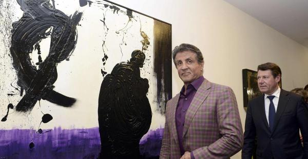 Sylvester Stallone presenta su exposición "Amor Real" que muestras sus pinturas realizadas entre 1975 y 2015