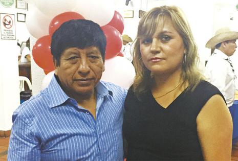 Vicente Gutiérrez y Rosalbina Rodríguez cuidaron en persona que todos los invitados sean bien atendidos