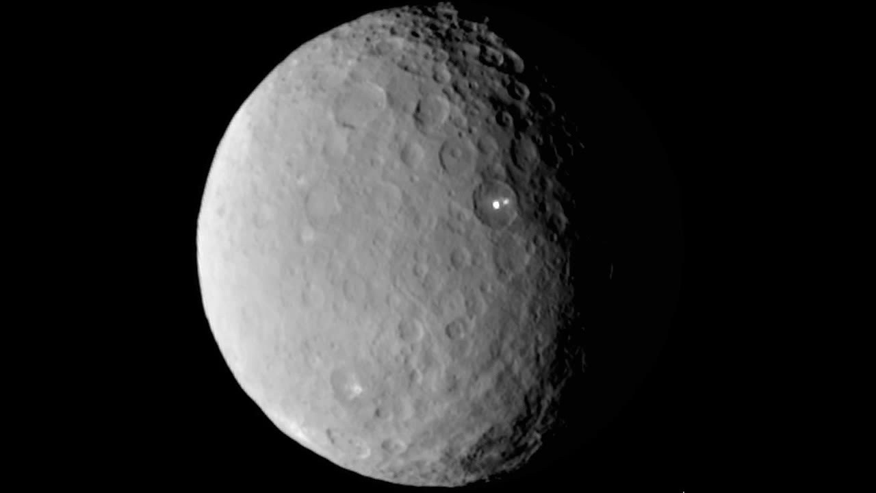 puntos blancos de ceres