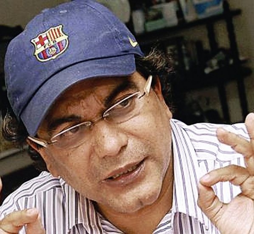 El periodista cruceño Enrique Salazar.