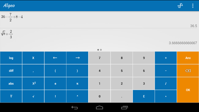 Algeo Graphing Calculator