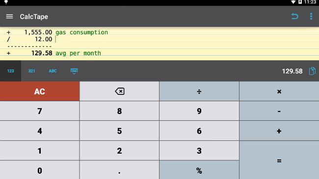Calctape Calculadora