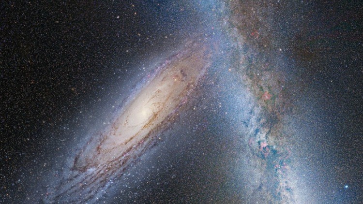 La Vía Láctea es arrastrada por su supercúmulo de galaxias