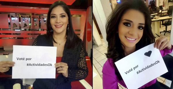 Angélica Mérida y Anabel Angus