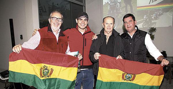 Sergio Viscarra, Yerko Prado y Enrique Uprimny