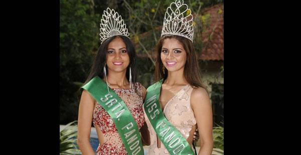 Amelia Valverde, srta. Pando y Sharon Tuesta, miss Pando