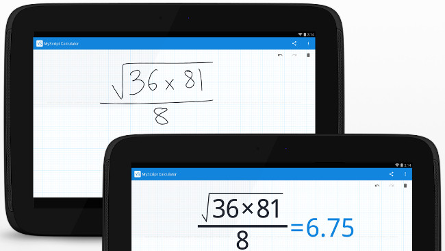 Myscript Calculator