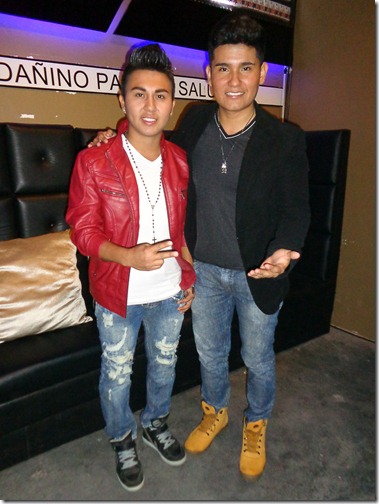 Erick Cuéllar y Richy Manuel (imitadores de Prince Royce)