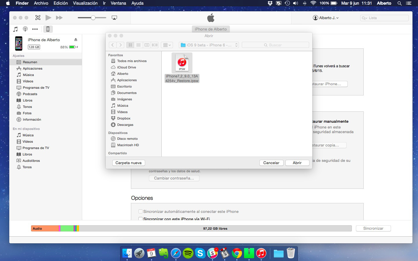 instalar iOS 9