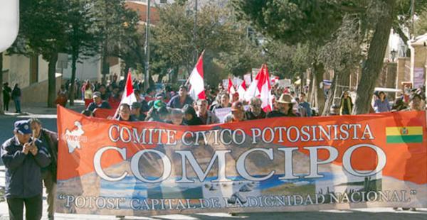 El Comcipo solo quiere reunirse con el presidente Evo Morales para debatir su pliego compuesto por 26 puntos