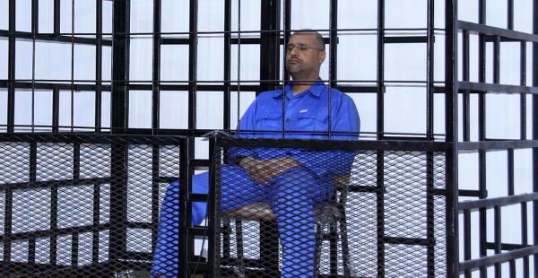 Fue detenido en Trípoli por una milicia islamista afín al gobierno acutal. Fue considerado el heredero político del dictador libio
