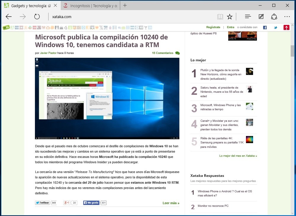 Win10 Edge