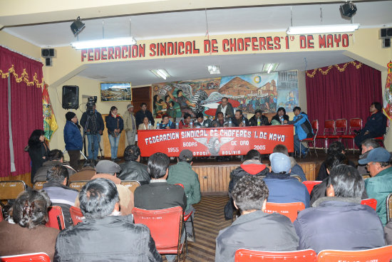 El Consejo Consultivo de Comcipo se desarrolló en el salón de la Federación de Choferes 1ro de Mayo.