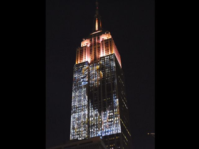 El Empire State fue iluminado con animales en peligro de extinción