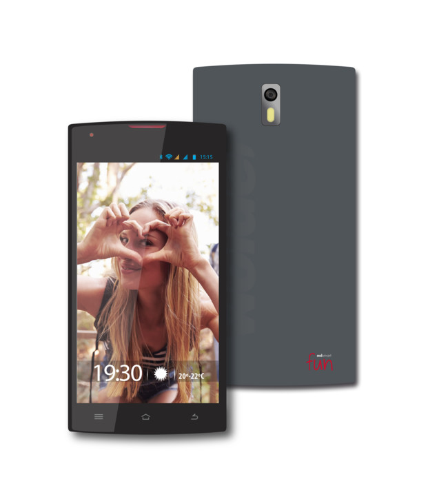 Smartphone Wolder Mismart Fun Front Back