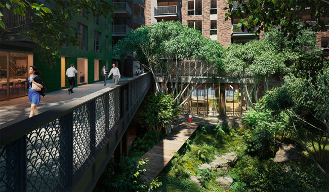 Glass Bottomed Sky Pool Embassy Gardens