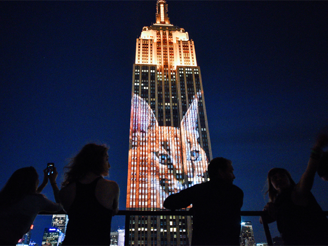 El Empire State fue iluminado con animales en peligro de extinción