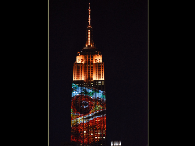 El Empire State fue iluminado con animales en peligro de extinción
