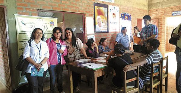 Las veedoras de NNUU y la defensoría estuvieron en las audiencias en la cárcel de Montero