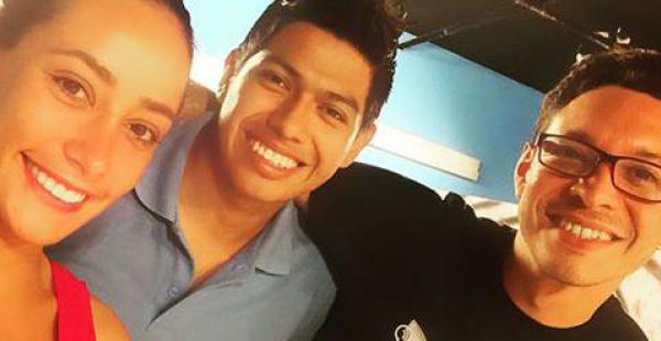 Claudia, Abraham quien es el soñador y Carlos, el entrenador