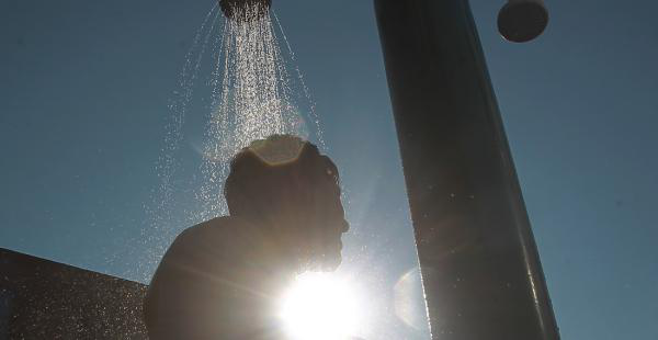 Las temperaturas sobrepasaron los 30ºC en Santa Cruz