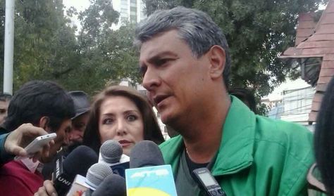 Ernesto Suárez en declaraciones a los medios tras conocer el fallo del TSE