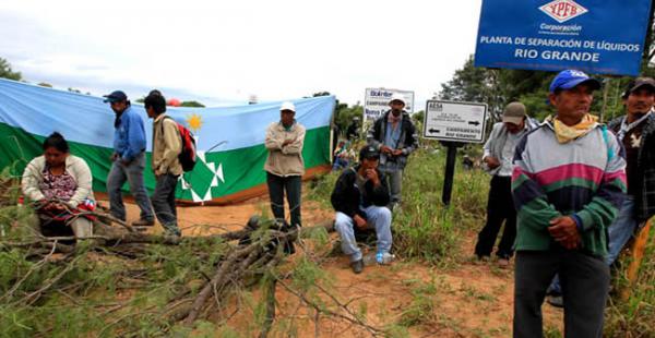 El ingreso a la planta separadora se encuentra cerrado de forma indefinida