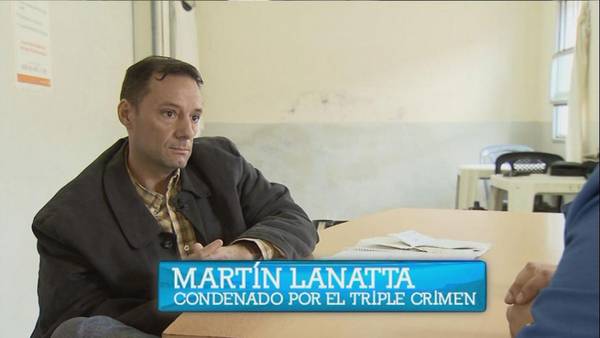 Desde la cárcel. Martín Lanatta acusó a Aníbal Fernández de ser el autor ideológico del triple crimen de General Rodíguez. /TN