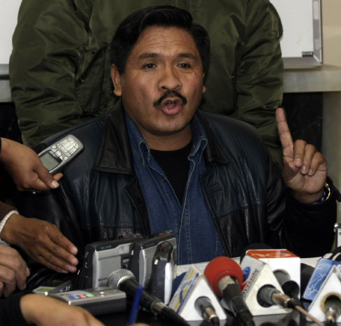 El viceministro de Defensa Social, Felipe Cáceres.