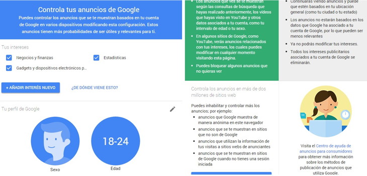 historial anuncios