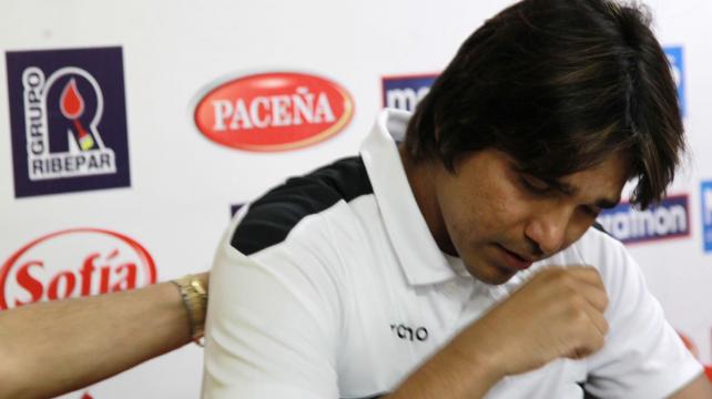 Marcelo Martins se emocionó al recordar sus inicios como futbolista. Foto: Jorge Uechi