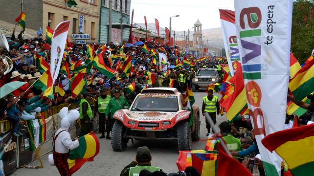 El cruceño Marco Reynaldo Bulacia es uno de los mejores representantes bolivianos en la categoría autos. El año pasado terminó en el puesto 44 de la general. Foto Archivo